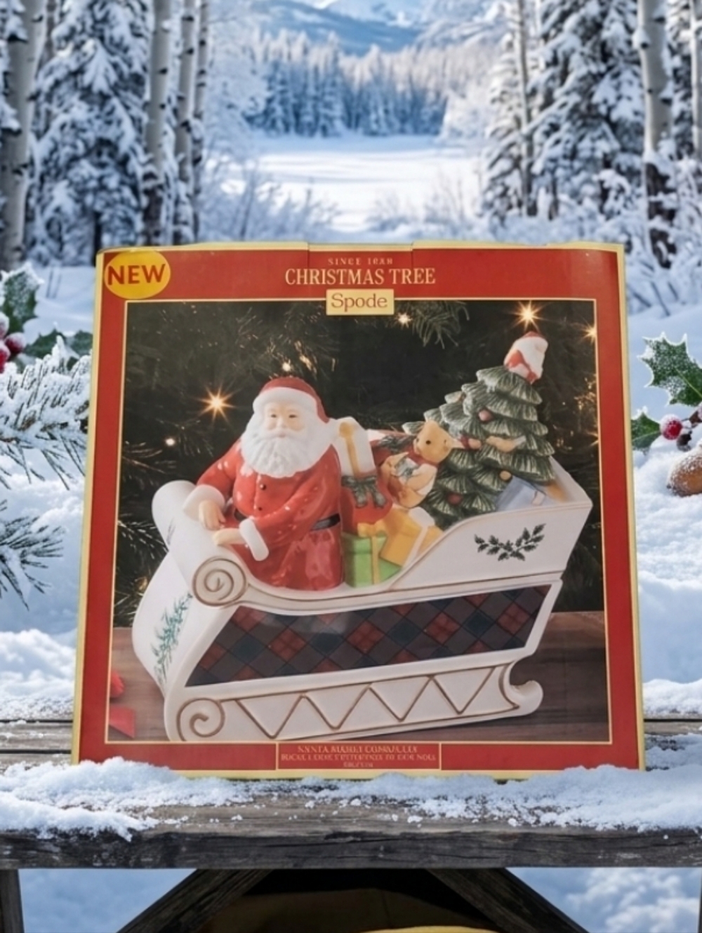Spode Santa Cookie Jar
